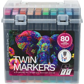 Danpen Twinmarkers 80 stk