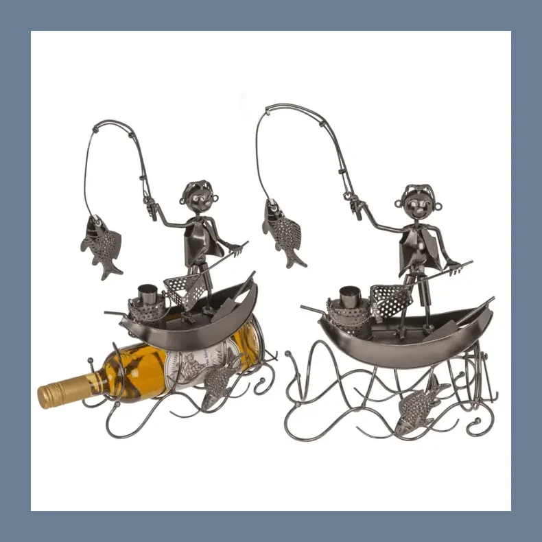 Fisker Vinflaskeholder metal