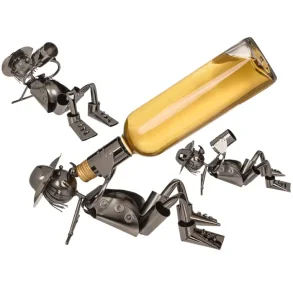 T�rstig sj�l Vinflaskeholder metal