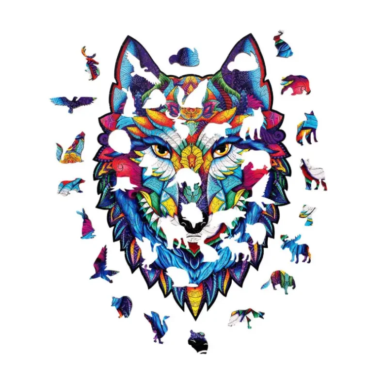 Majest�tisk Ulv Puslespil