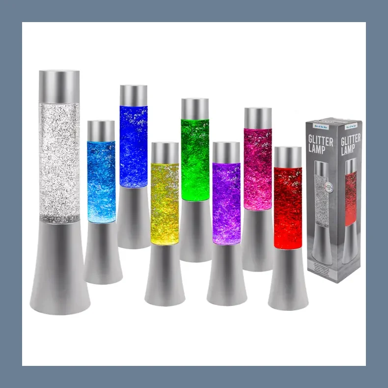 Glitterlampe ca 34cm