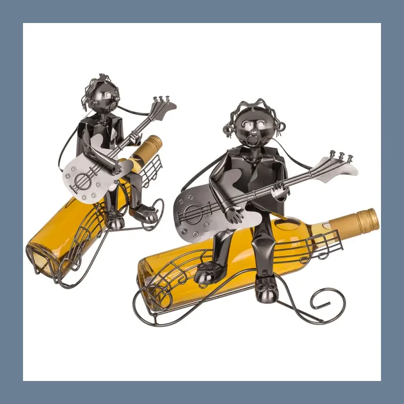 Guitarist Vinflaskeholder metal