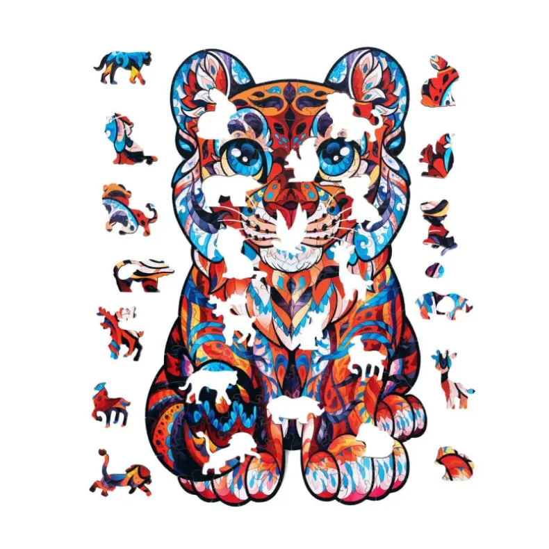 Modig Tiger Puslespil