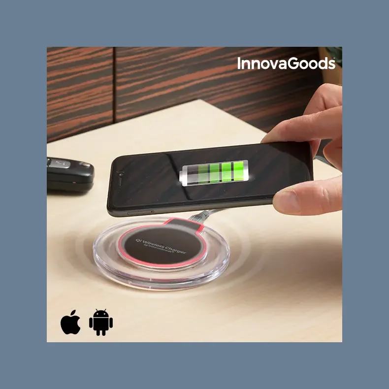 Tr�dl�s oplader til Qi-smartphones